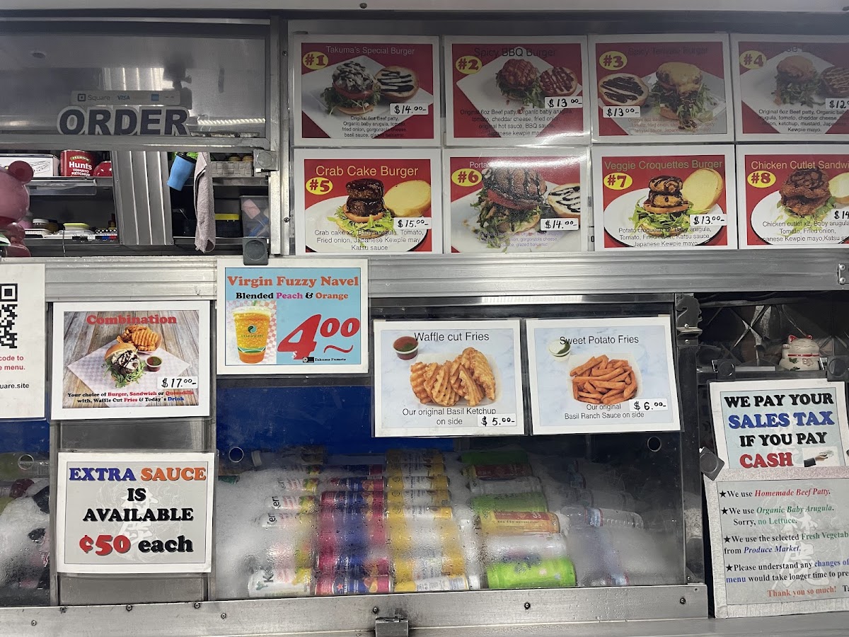 Menu Takuma’S Burgers-1