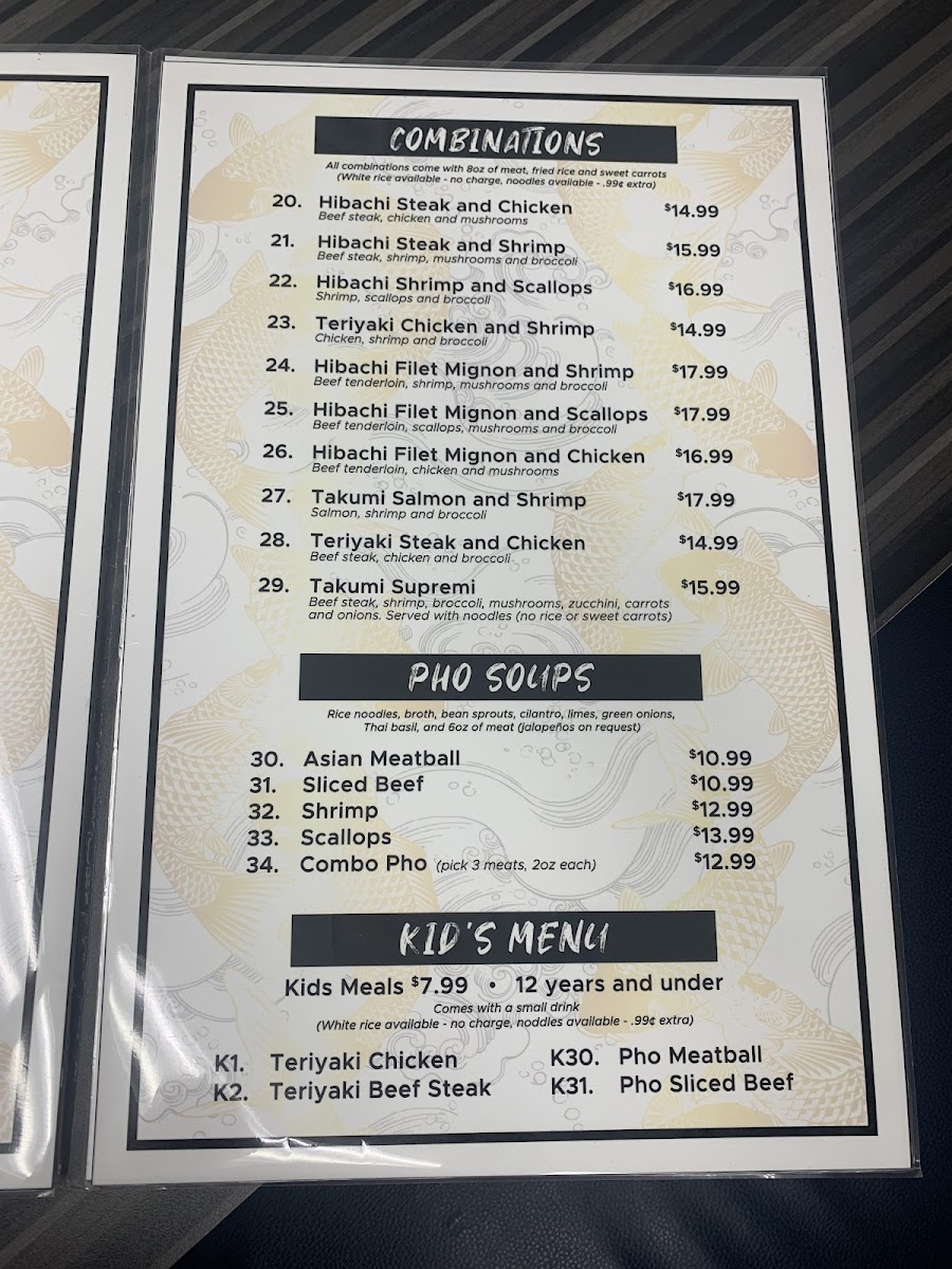 Menu Takumi Japanese Grill-4