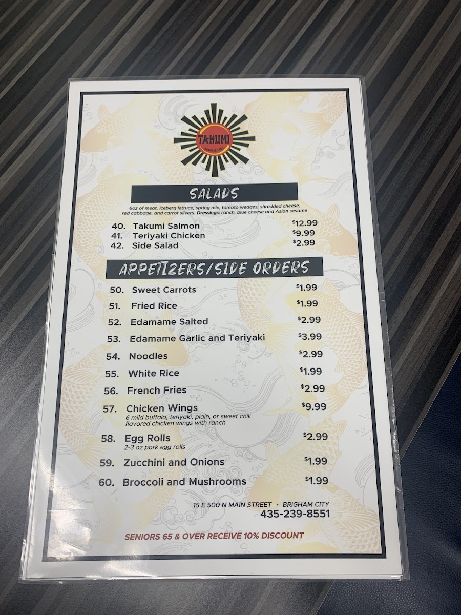 Menu Takumi Japanese Grill-6