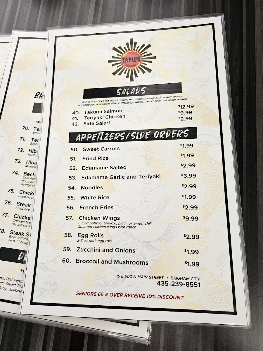 Menu Takumi Japanese Grill-8