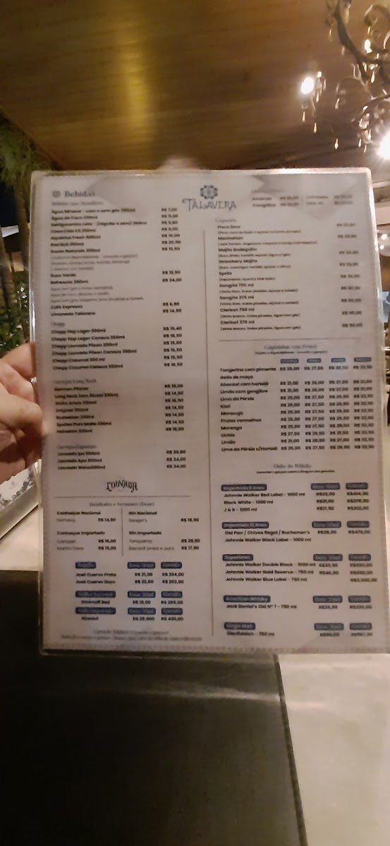 Menu Talavera Bar E Restaurante-3