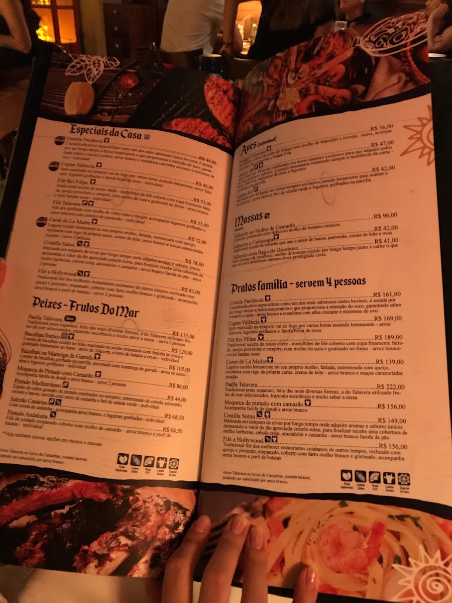 Menu Talavera Bar E Restaurante-9