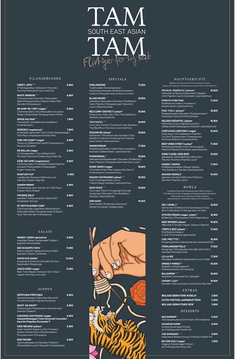 Menu Tam Tam Restaurant - Lieferservice-1