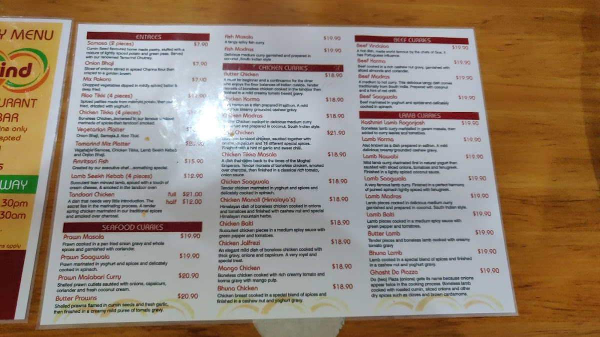 Menu Tamarind Of Gisborne-4