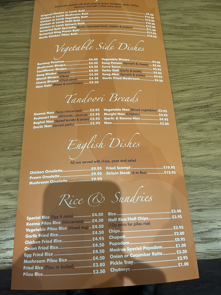 Menu Tamarind Restaurant & Bar Tredegar-2