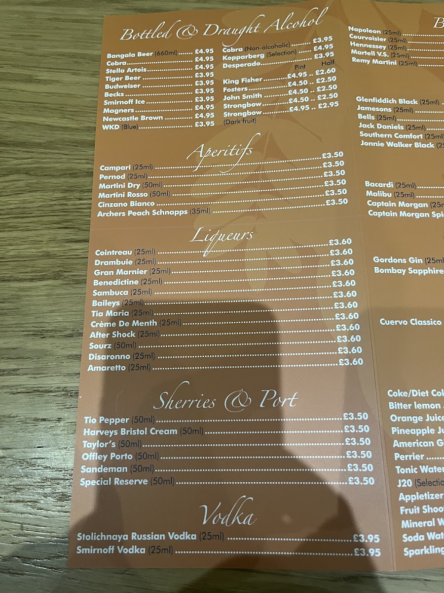 Menu Tamarind Restaurant & Bar Tredegar-5