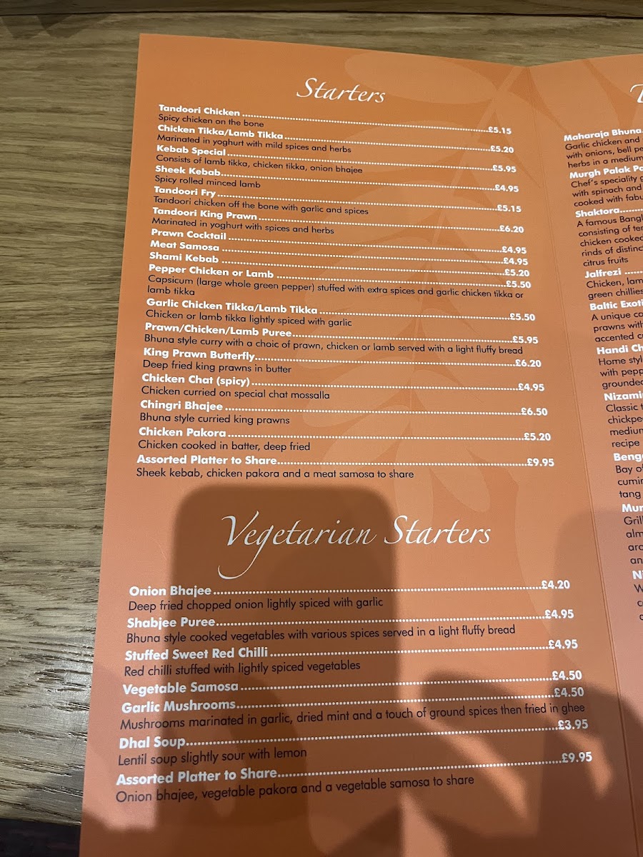 Menu Tamarind Restaurant & Bar Tredegar-9