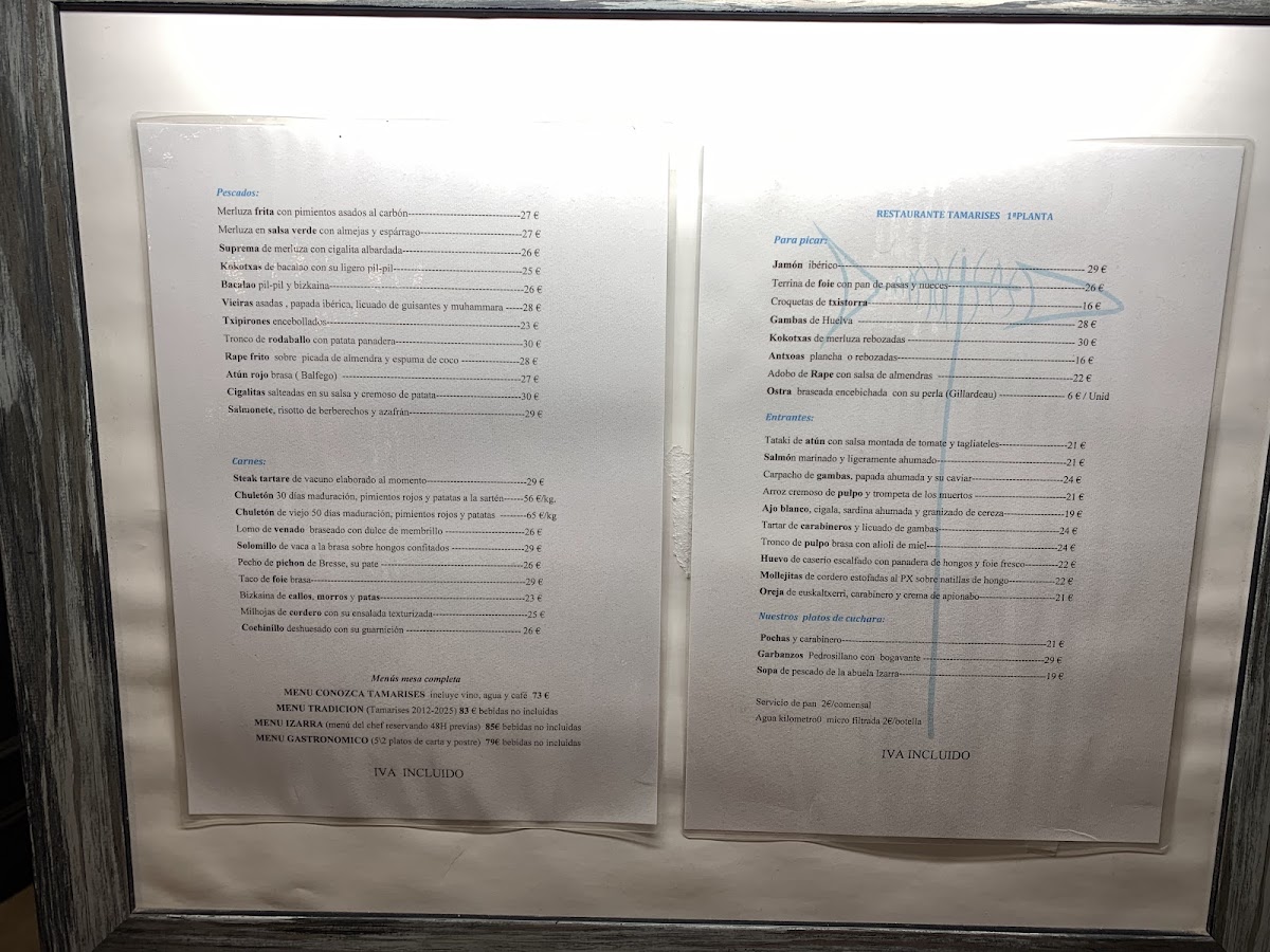Menu Tamarises Izarra Jatetxea-4