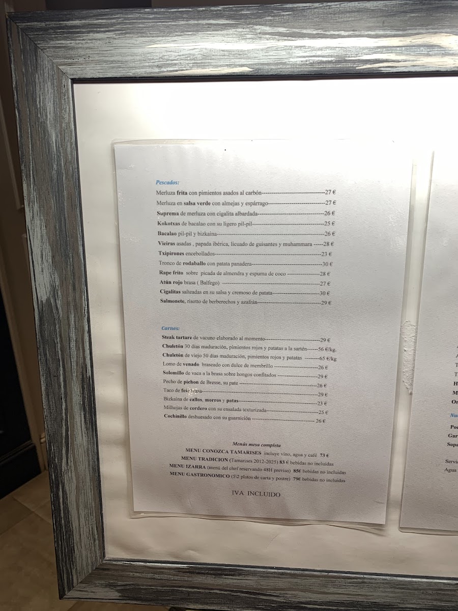 Menu Tamarises Izarra Jatetxea-8