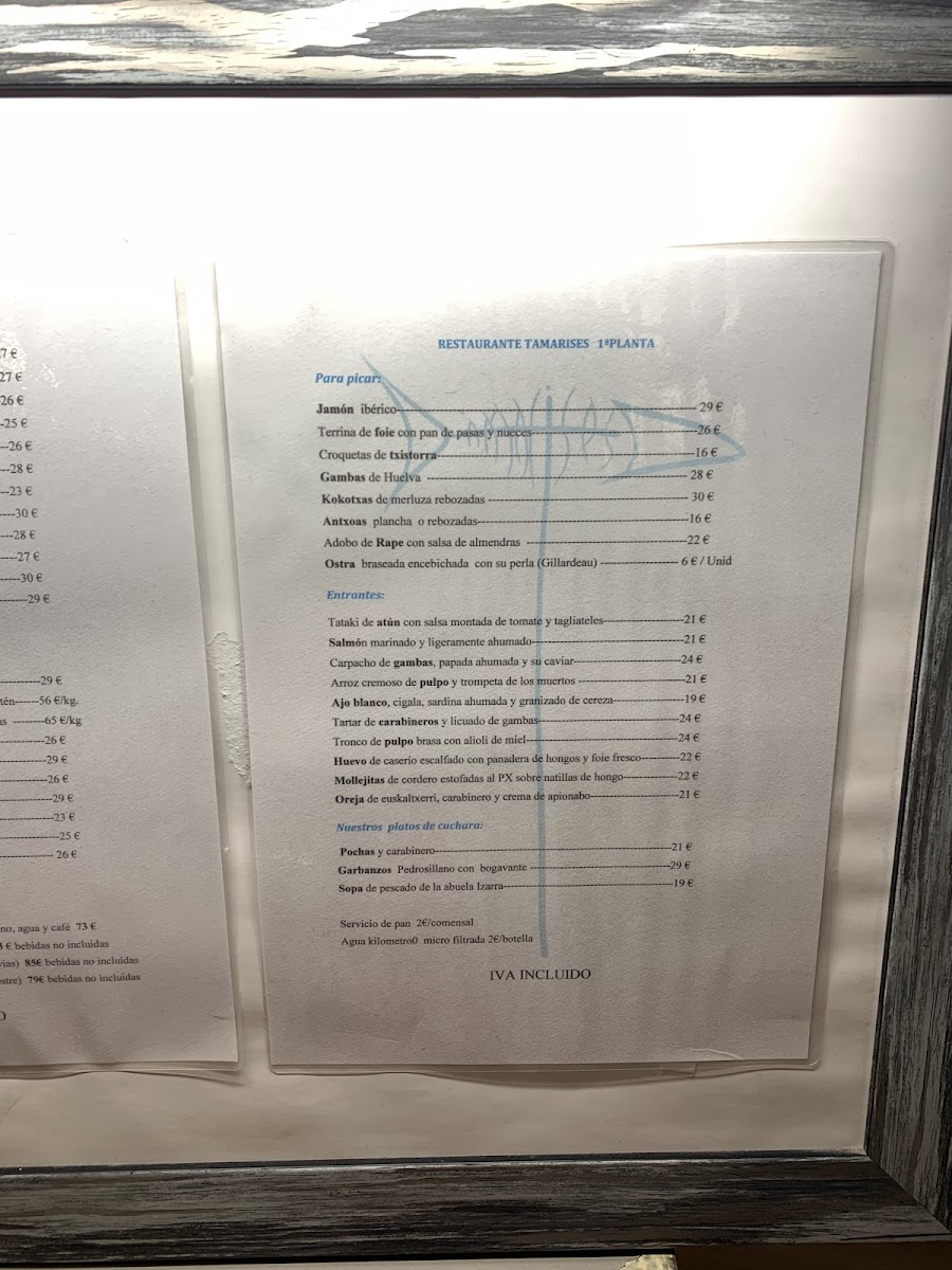 Menu Tamarises Izarra Jatetxea-9
