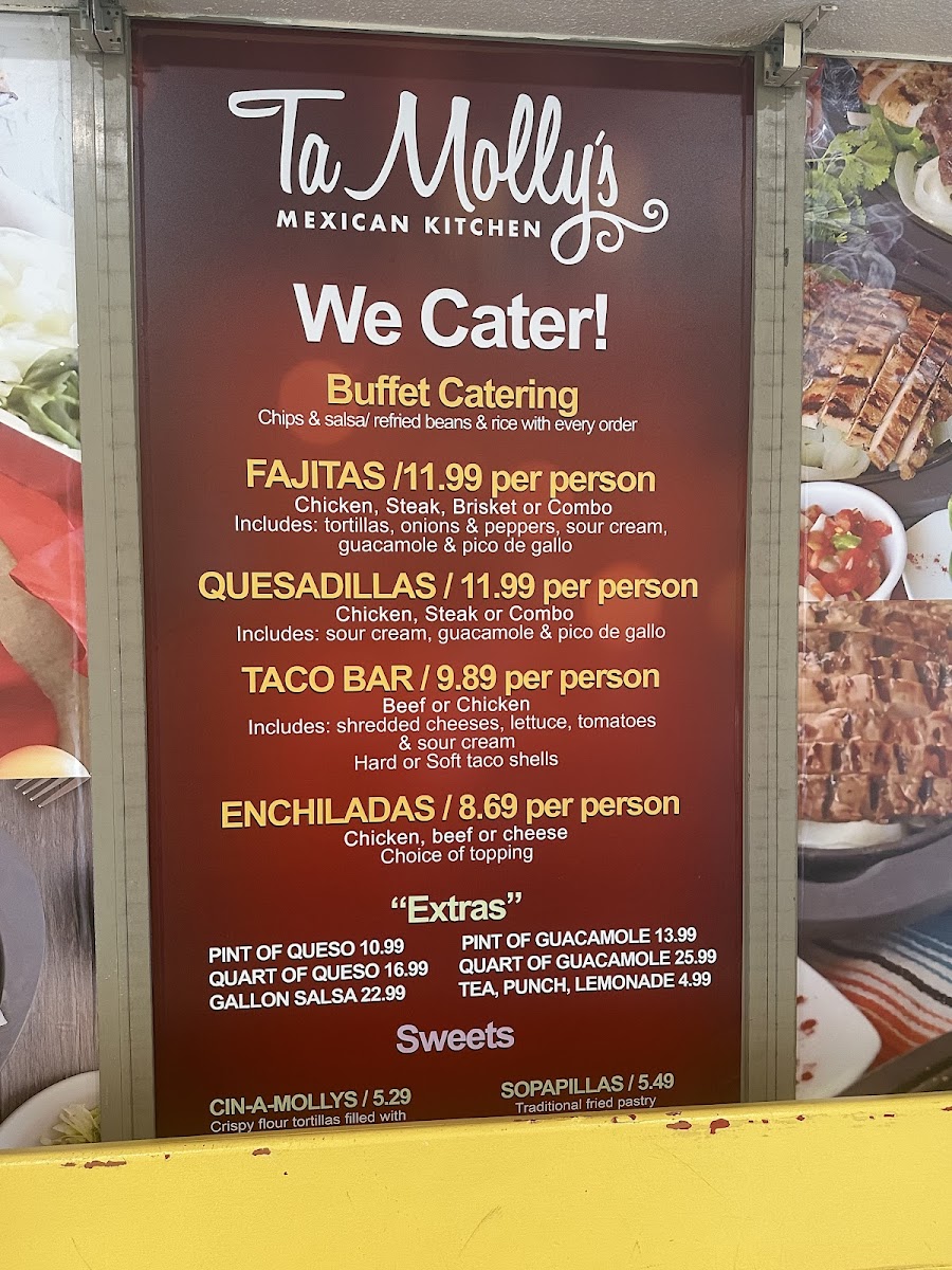 Menu Tamolly's Of Bryant-1