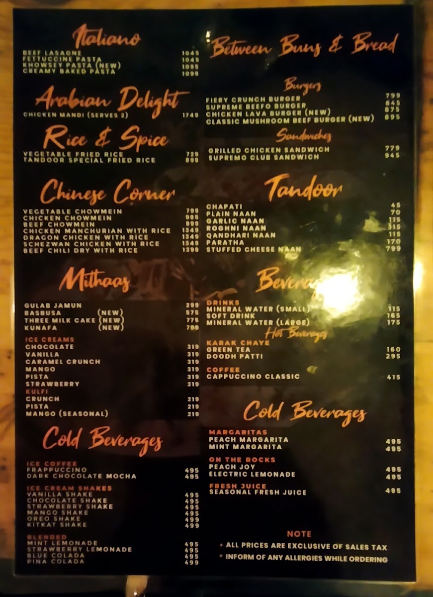Menu Tandoor - Fine Dine Restaurant-2