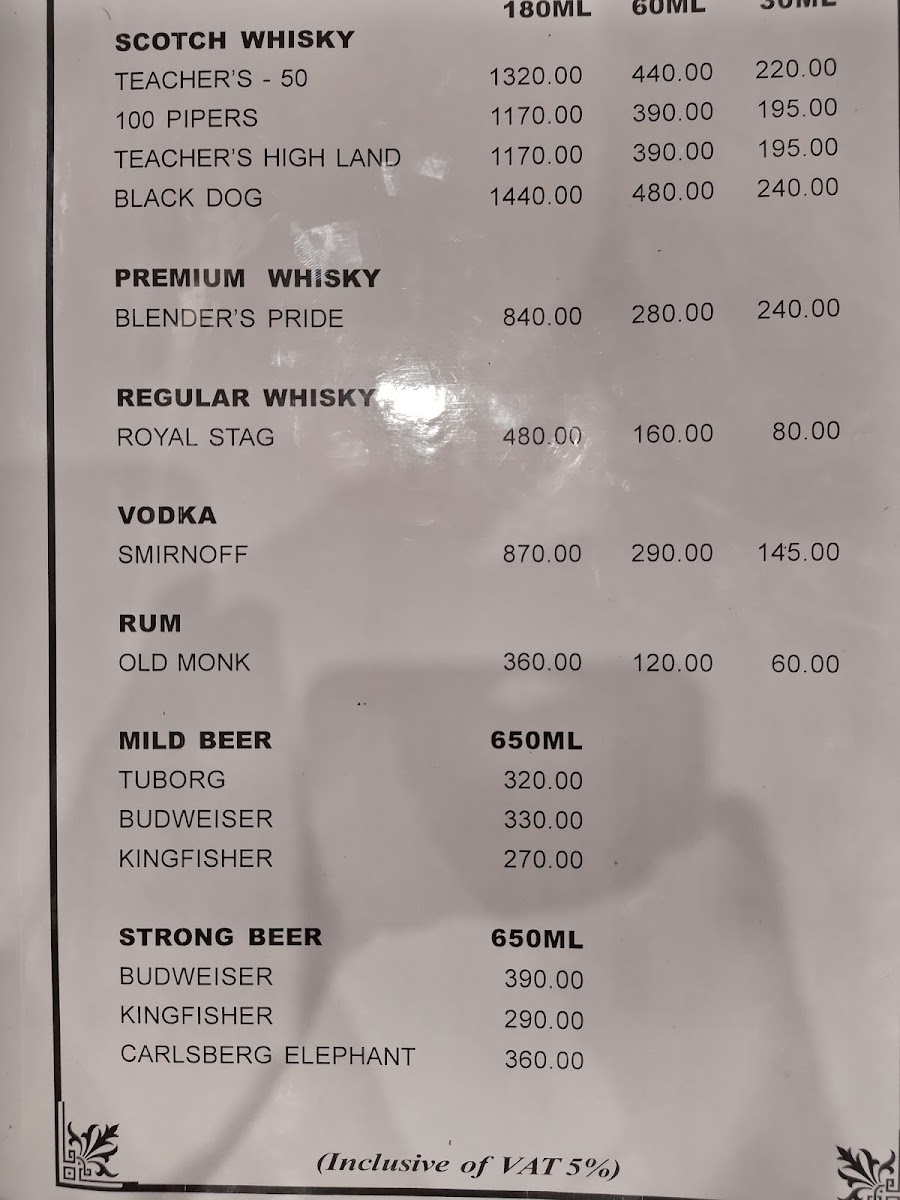 Menu Tandoor Restaurant & Bar-1