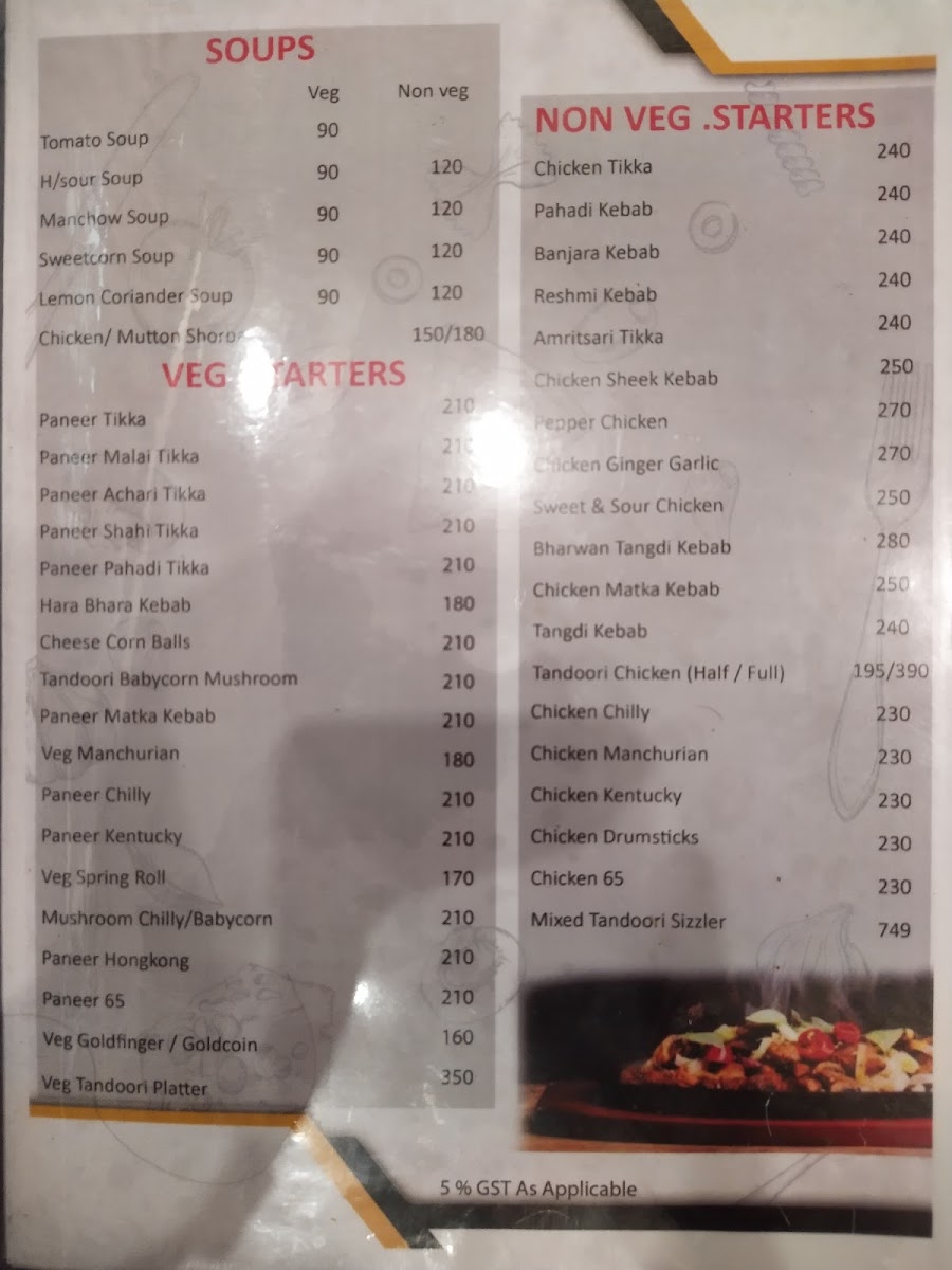 Menu Tandoor Restaurant & Bar-4