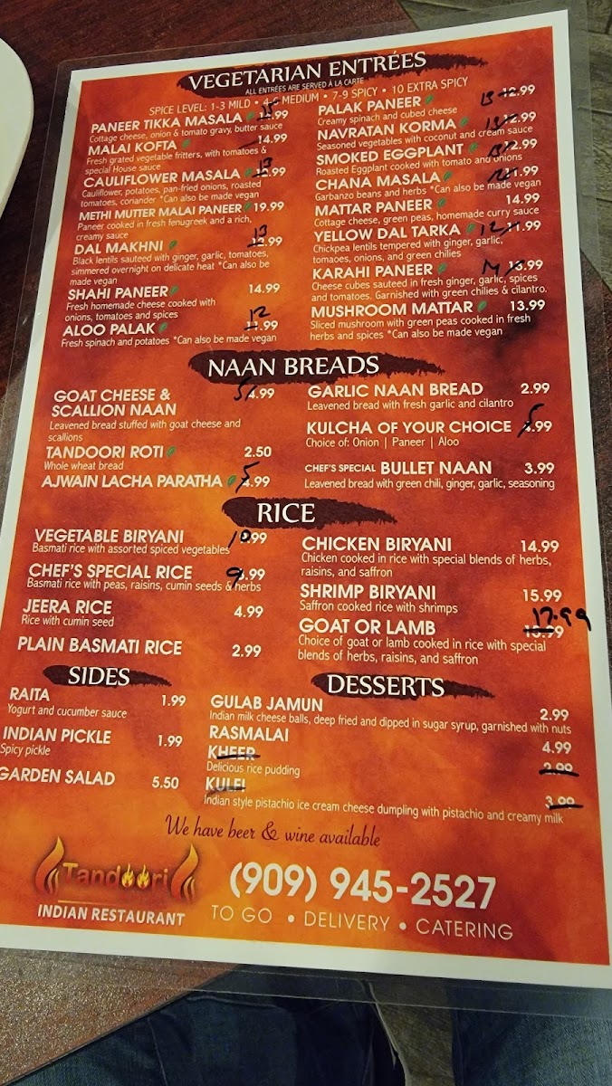 Menu Tandoori Bites Indian Grill-8