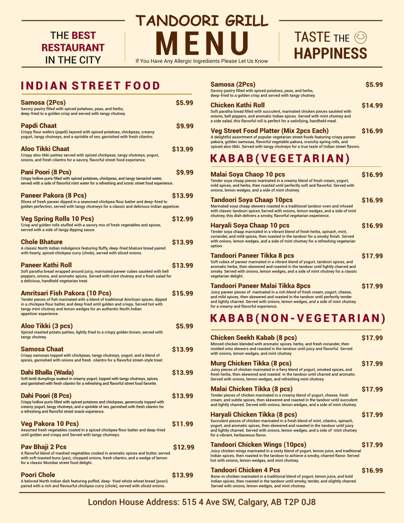 Menu Tandoori Grill-1