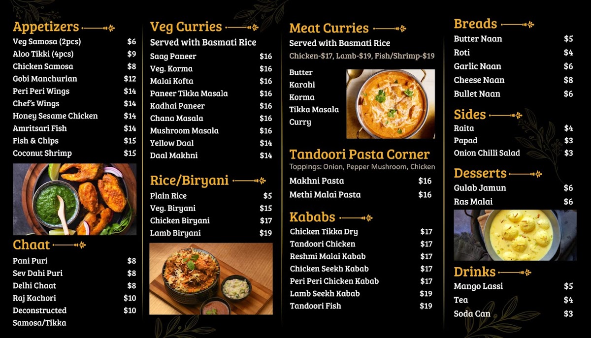 Menu Tandoori Guys - Oceanside - Restaurant & Catering-1