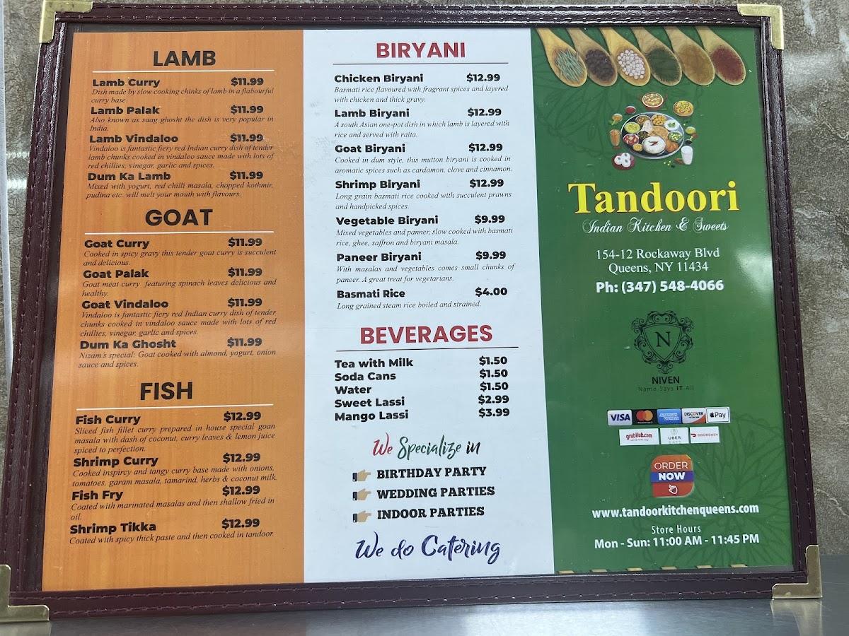 Menu Tandoori Indian Kitchen-4