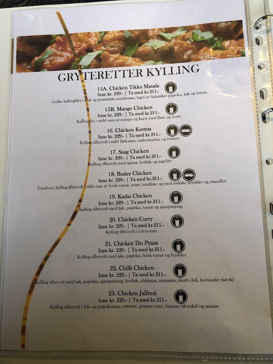 Menu Tandoori Masala As, Indian Restaurant Kongsberg-8