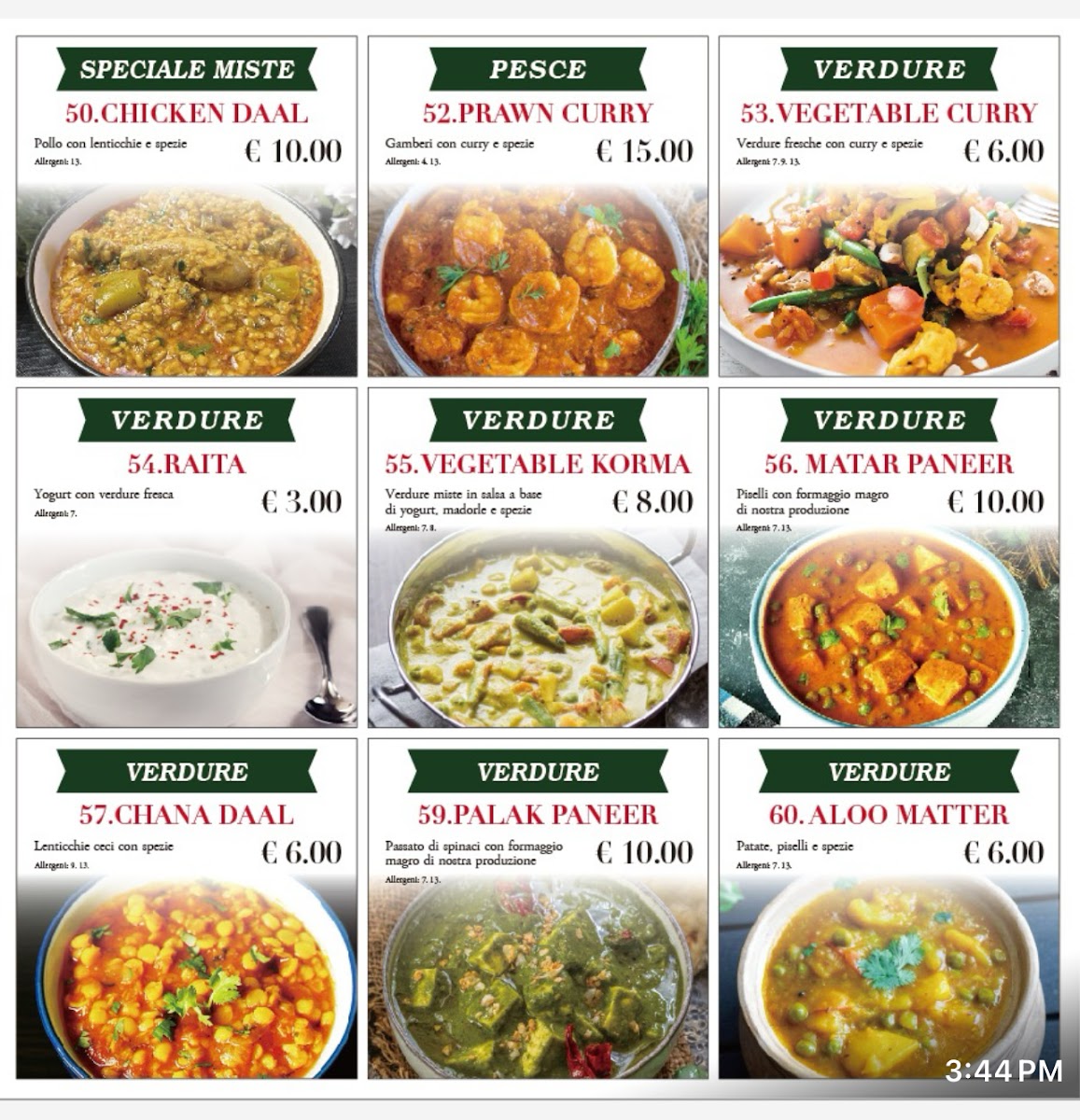 Menu Tandoori Tikka Halal Food Ristorante-6