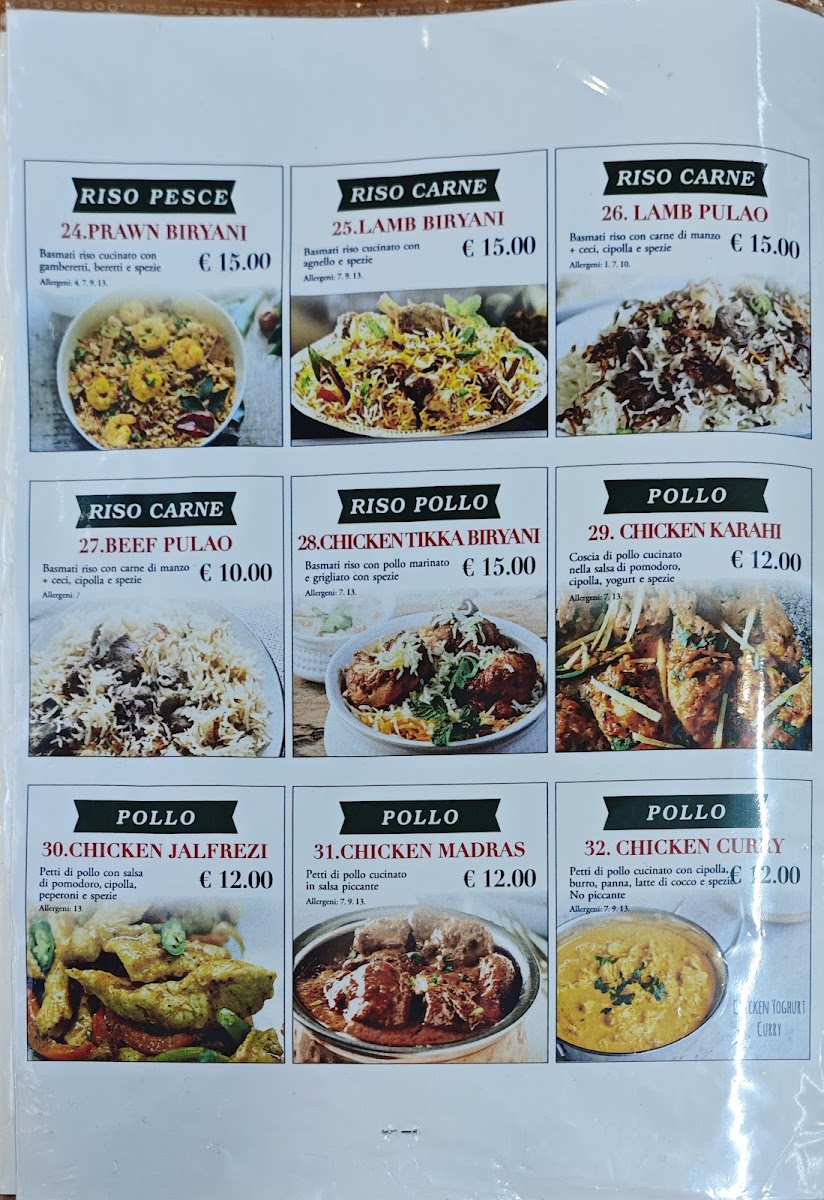 Menu Tandoori Tikka Halal Food Ristorante-7