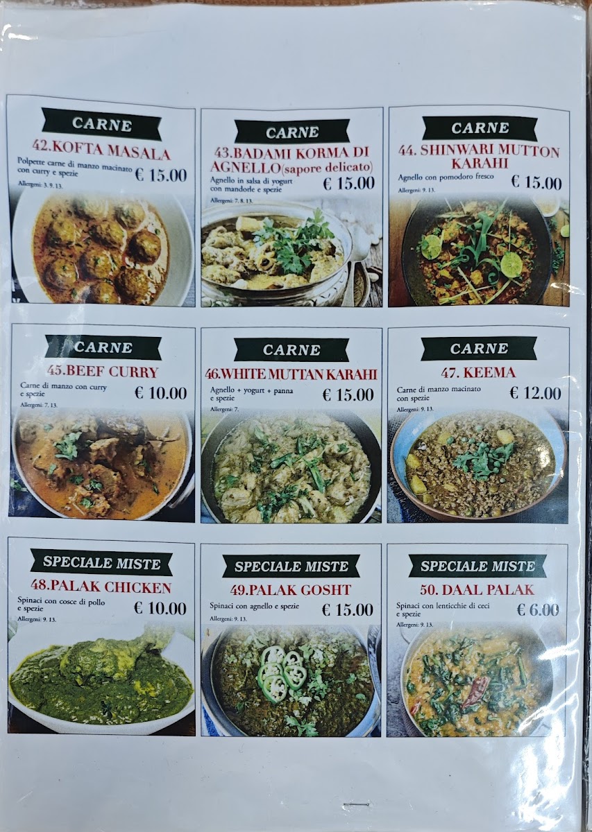 Menu Tandoori Tikka Halal Food Ristorante-8