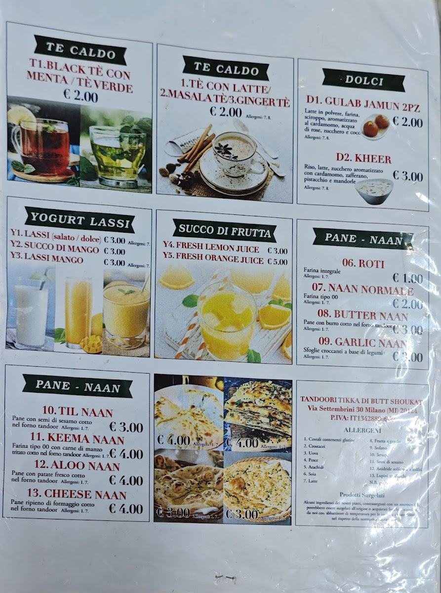 Menu Tandoori Tikka Halal Food Ristorante-9