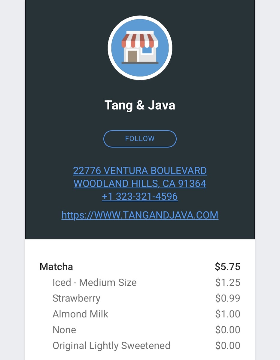 Menu Tang And Java-9