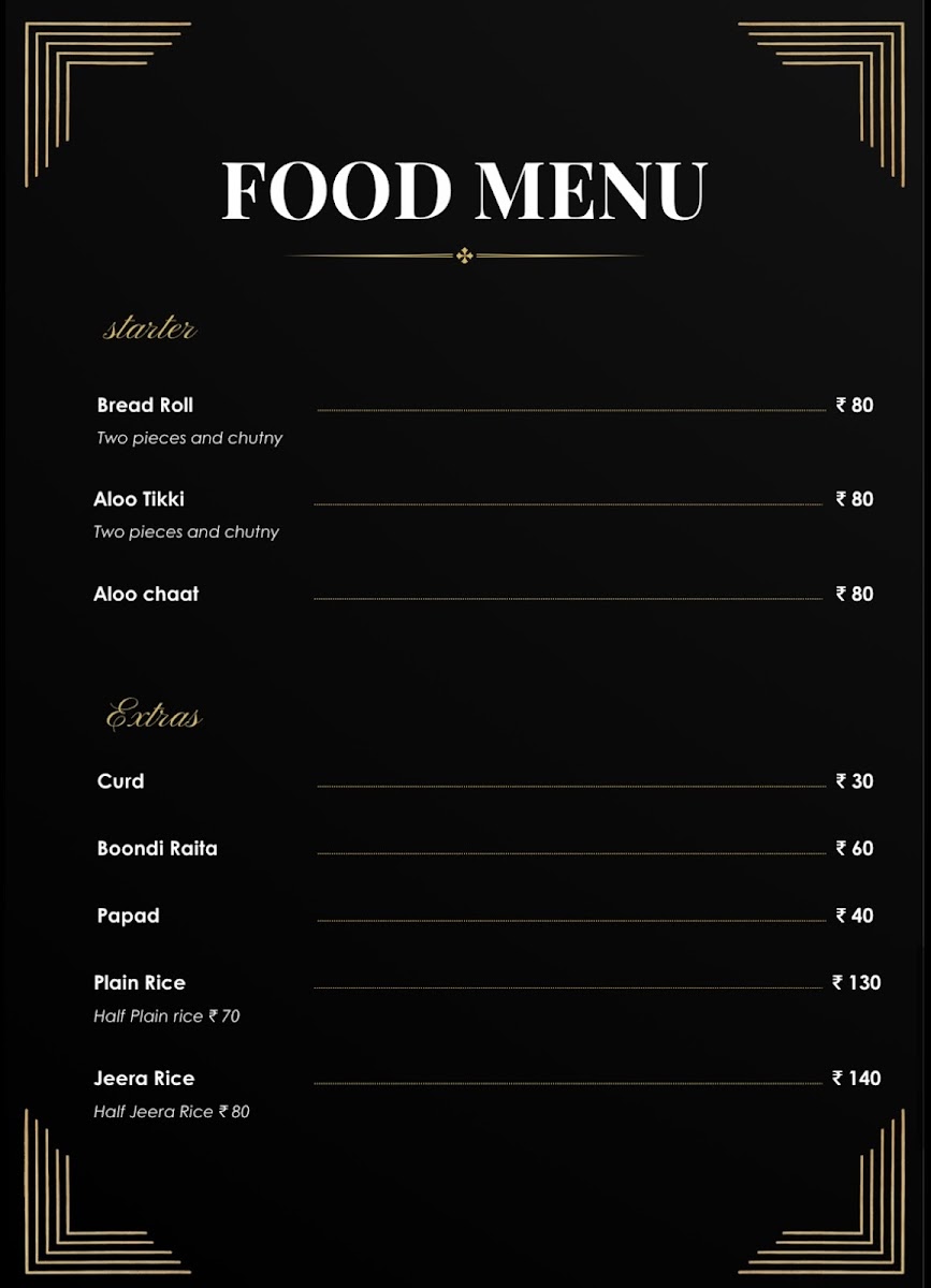 Menu Tanoj Food Corner-1