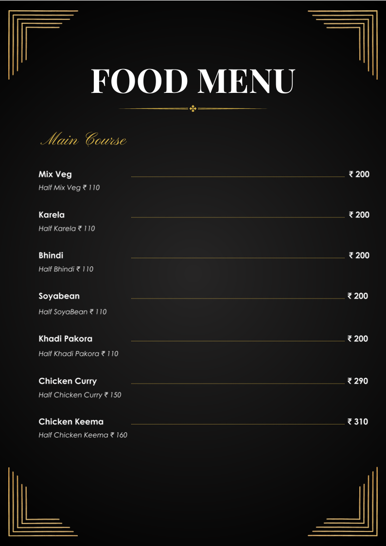 Menu Tanoj Food Corner-7