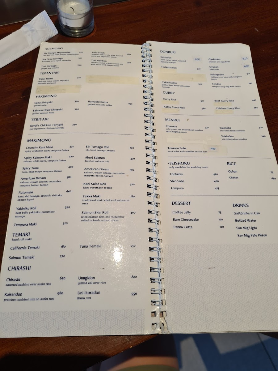 Menu Tanoshi Restaurant & Yakitori Bar-3