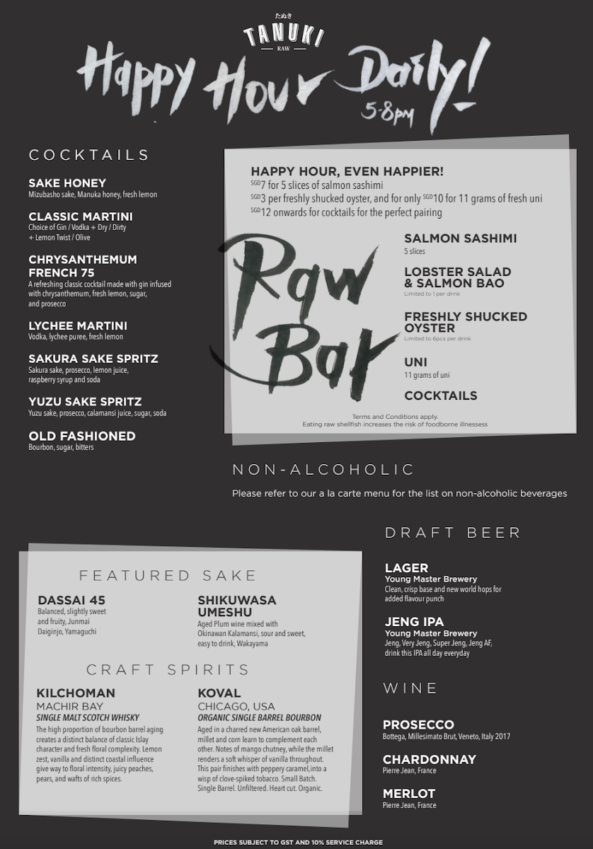 Menu Tanuki Raw @ Orchard Central-3