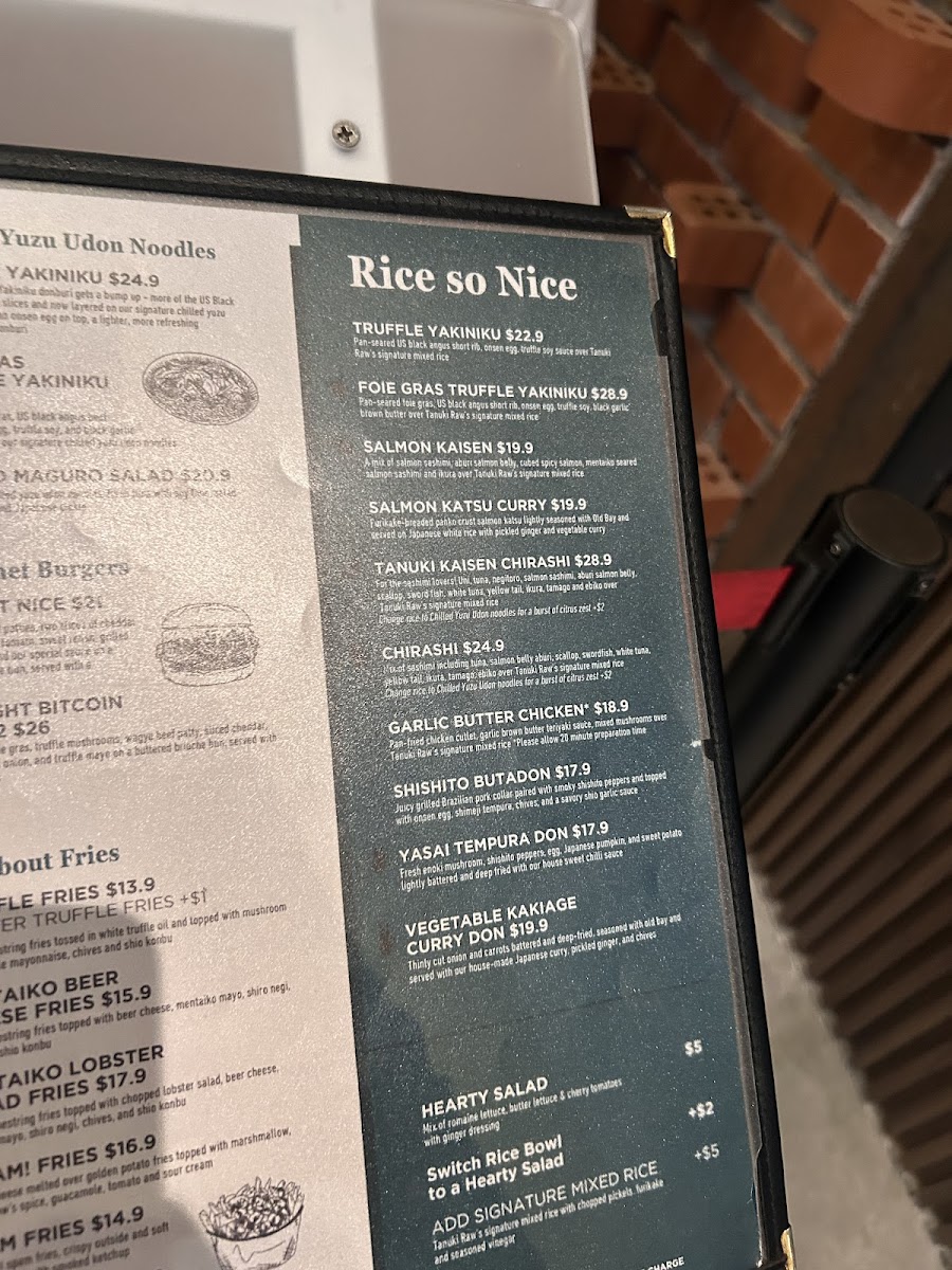 Menu Tanuki Raw @ Orchard Central-4