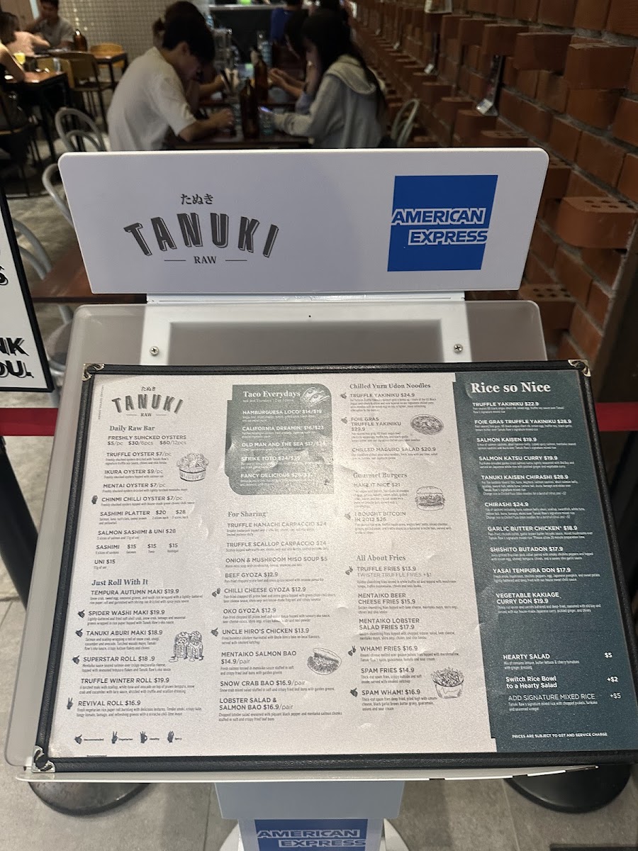 Menu Tanuki Raw @ Orchard Central-5