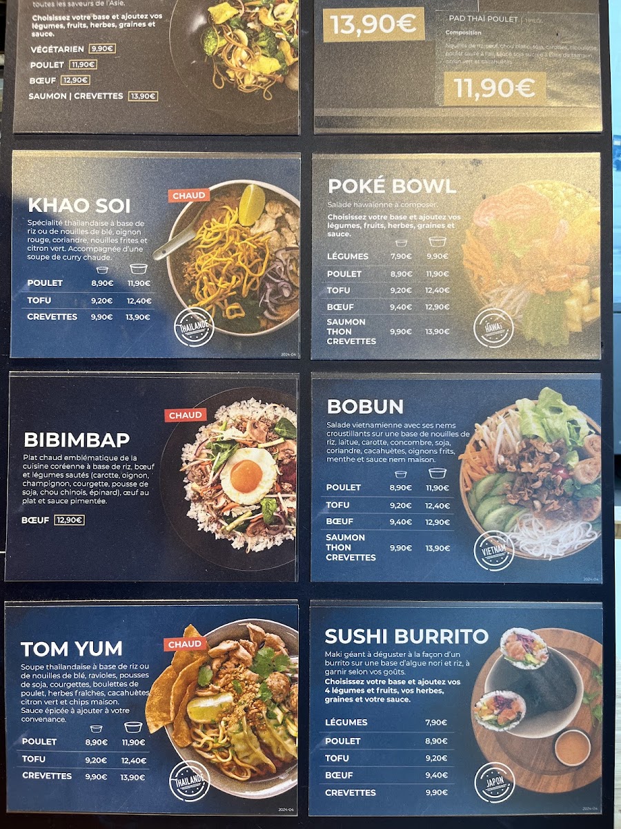Menu Taobento Limonest - Restaurant Asiatique-1