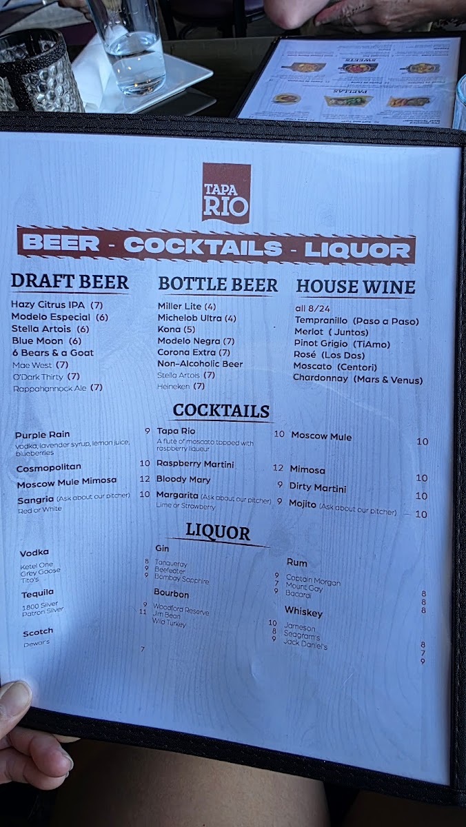 Menu Tapa Rio-8