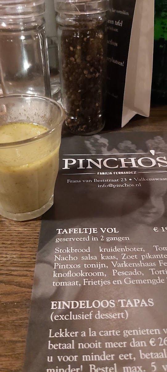 Menu Tapas Restaurant Pincho's-8