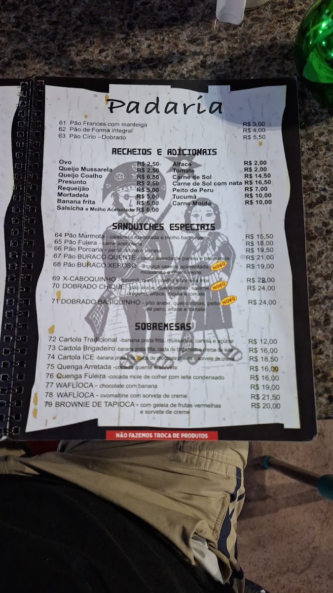 Menu Tapiocaria Cangaco-9