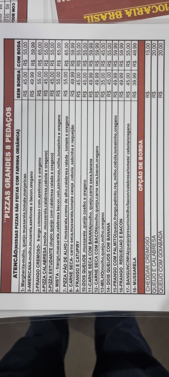Menu Tapiocaria E Pizzaria Casa Nossa-3
