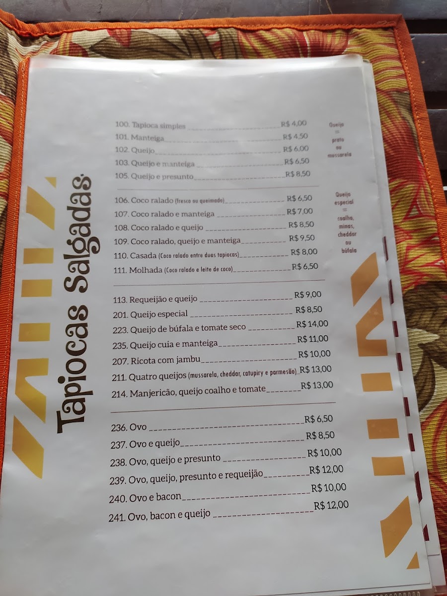 Menu Tapioquinha Da Amazônia-9