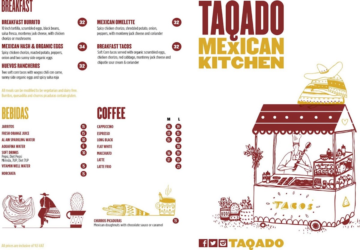 Menu Taqado Mexican Kitchen - Kite Beach-4