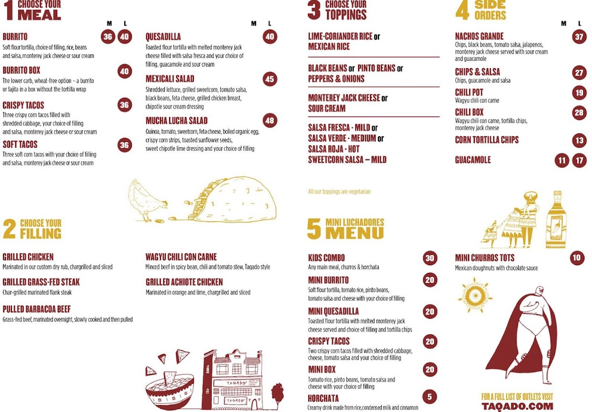 Menu Taqado Mexican Kitchen - Kite Beach-5