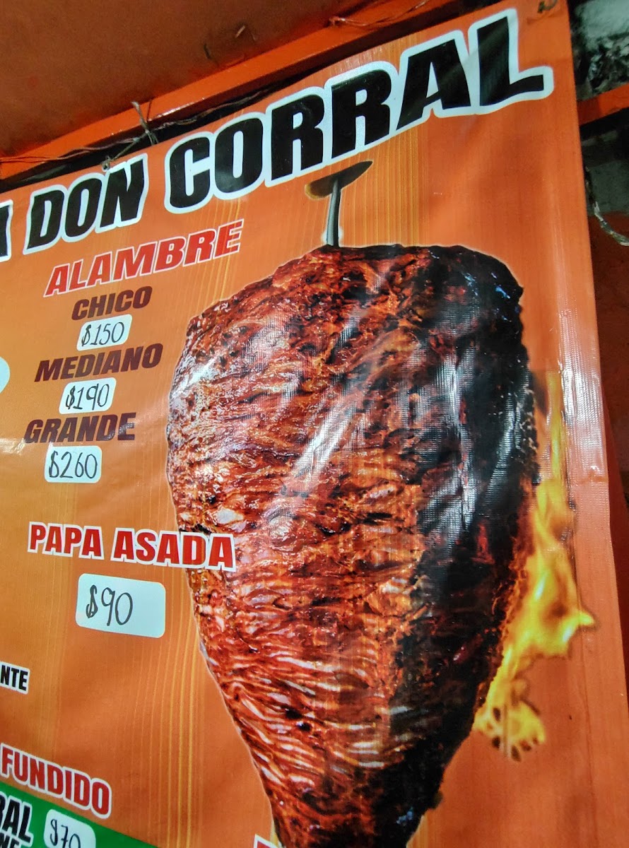 Menu Taquería Don Corral-2