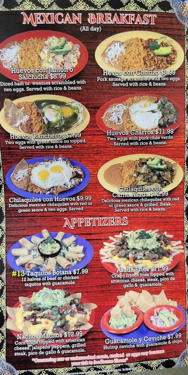 Menu Taqueria El Torito-8