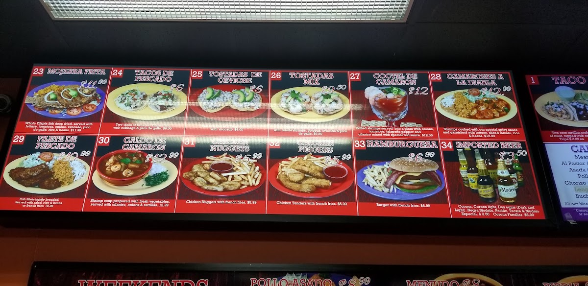 Menu Taqueria El Torito-9