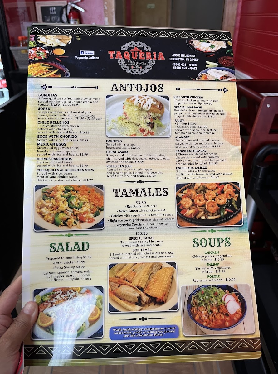 Menu Taqueria Jalisco-1