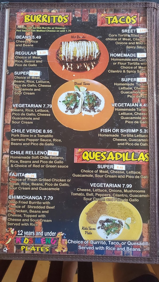 Menu Taqueria La Conquista-5