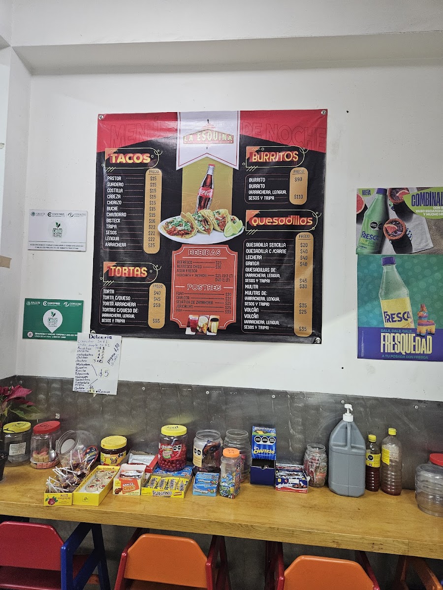 Menu Taqueria La Esquina-1