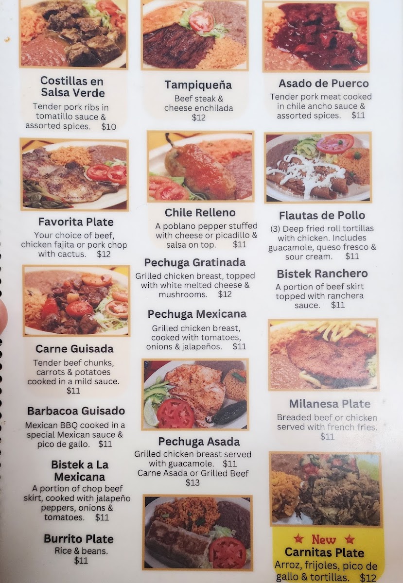 Menu Taqueria La Favorita-5