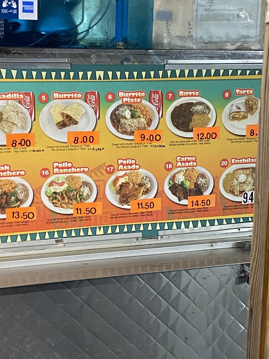 Menu Taqueria La Fondita-3